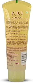 LOTUS HERBALS TEATREE FW 80G