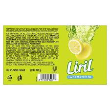 LIRIL LIME & TEA TREE OIL 6*125 G