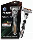 Zlade HyperGlide3 Shaving Razor For Men | Long Lasting Titanium and Chromium Coated Blades