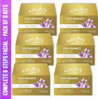 ZEVERS GOLD RADIANCE FACIAL KIT(6)30G