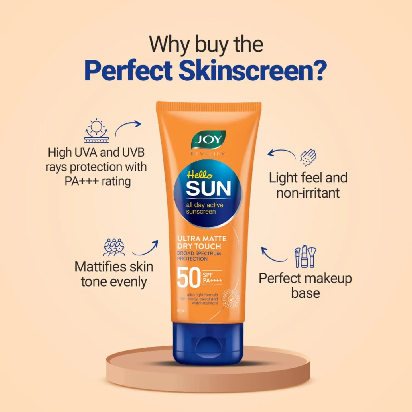 JOY SUN ULTRA MATTE 50 18ML