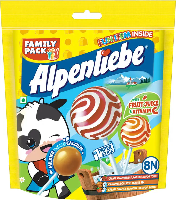 Alpenliebe Mixed Fruit Lollipop