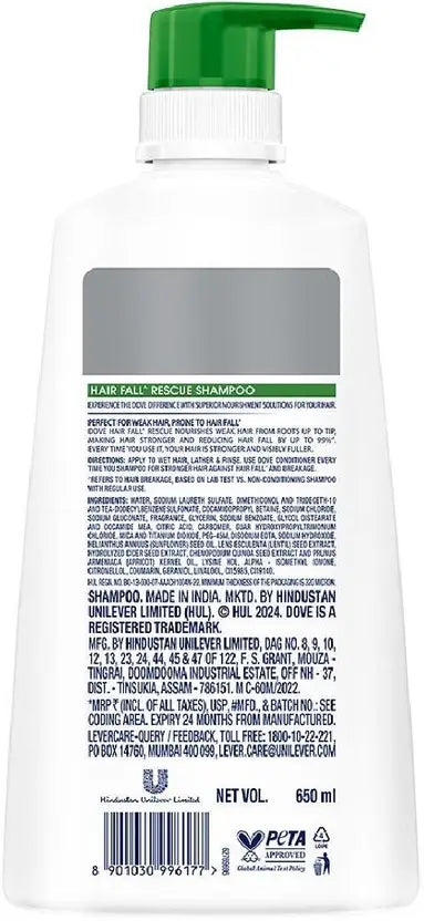 DOVE HAIR FALL RESCUE SHAMPO 12ML Success