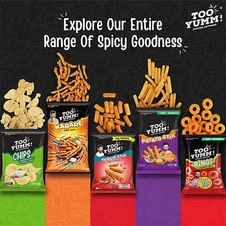 Too Yumm! Dahi Papdi Chaat Flavour Multigrain Chips, 25 g