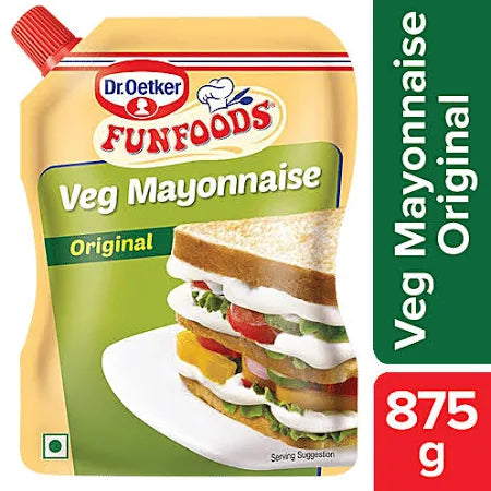 DR. OETKAR FUNFOODS VEG MAYONNAISW 875G