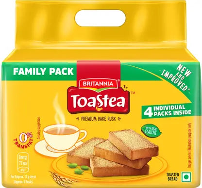BRITANNIA Toastea Premium Bake Elaichi Rusk  (1 kg)