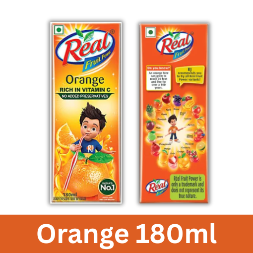 REAL ORANGE DRINK 180ML