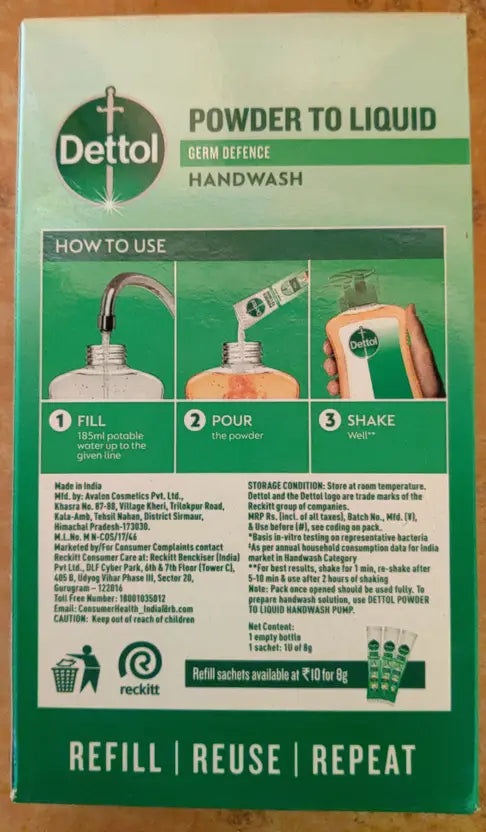 DETTOL Powder To Liquid