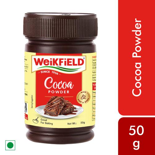 Weikfield Cocoa Powder, 50 g Jar