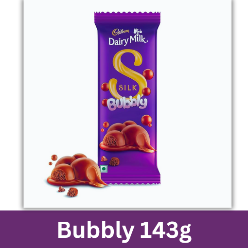 CADBURY SILK BUBBLY 143G