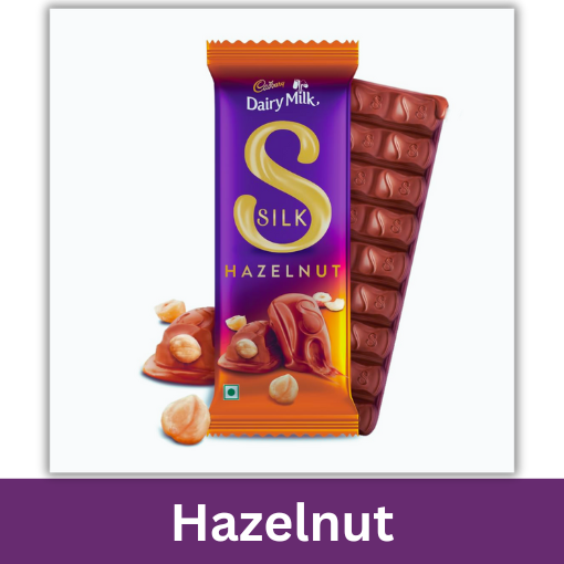 CADBURY SILK HAZELNUT 58G