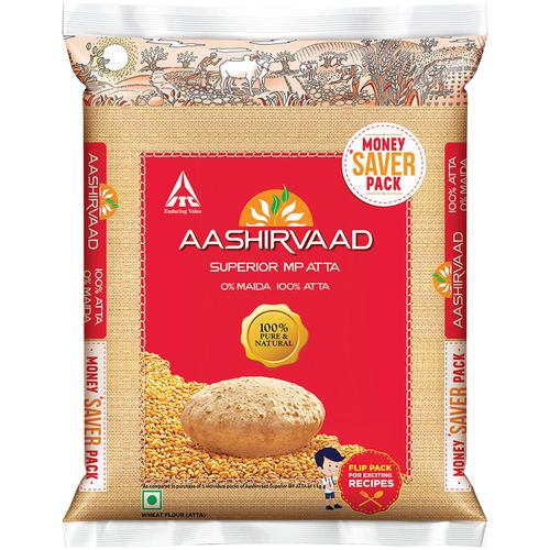 Aashirvaad Atta/Godihittu - Whole Wheat, 5 kg