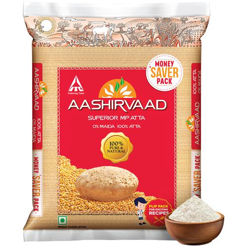 Aashirvaad Atta/Godihittu - Whole Wheat, 2 kg