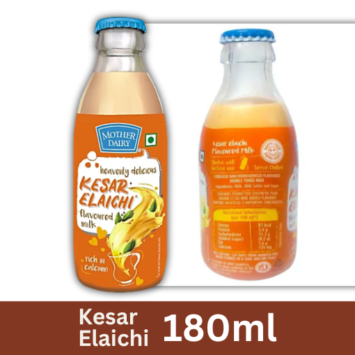 MOTHER DAIRY KESAR ELAICHI 180ML
