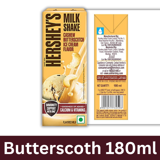 HERSHEY MILK SHAKE BUTTERSCOTCH 180ML