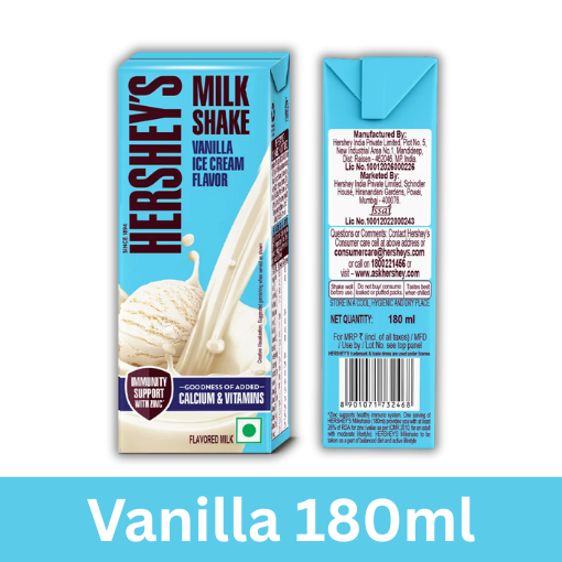 HERSHEY'S MILK SHAKE VANILLA