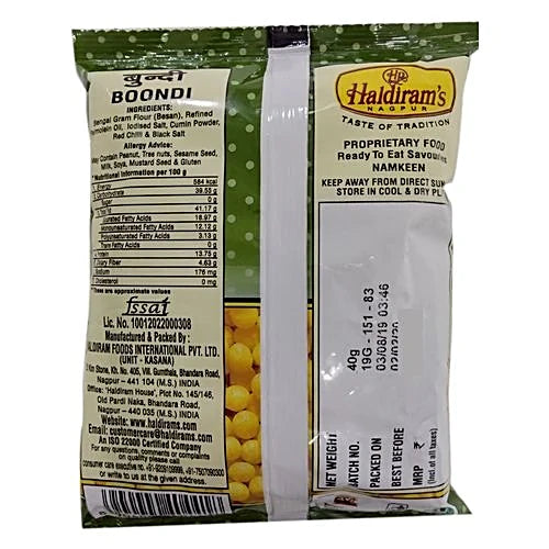 Haldiram's Boondi, 40 g Pouch