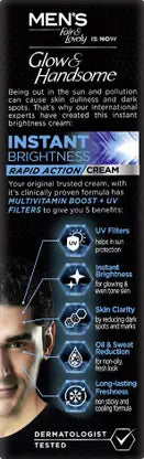 Glow & Handsome Instant Fairness Cream For Men's, 25 G