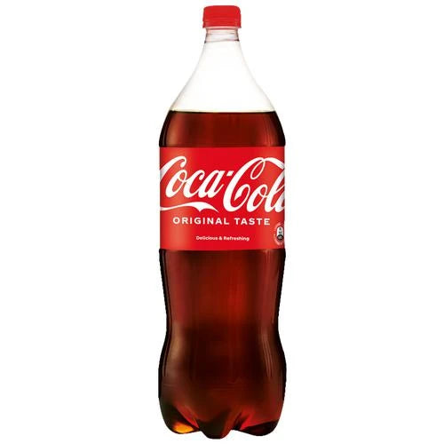 Coca Cola Original Taste Soft Drink - Refreshing, 2 L PET Bottle