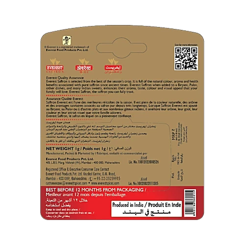 EVEREST  SAFFRON  50G