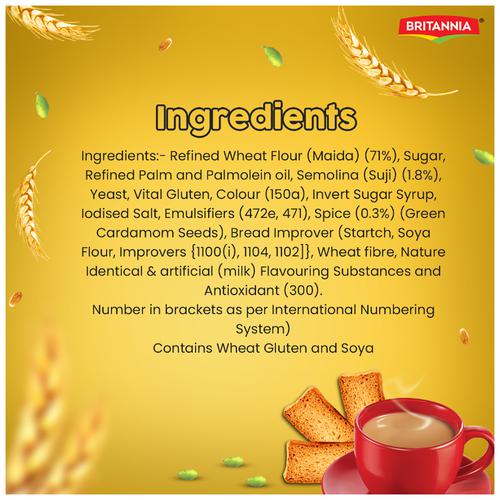 Britannia Toastea Premium Bake Rusk, 150 g