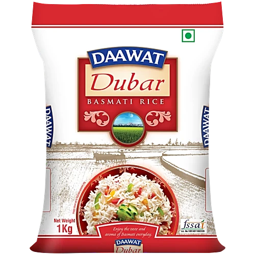 Daawat dubar  basmati rise 1kg