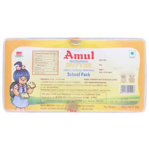 Amul Butter Labelling AMUL BUTTER 10*10G – SAMYAK MART