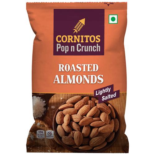 Cornitos Lightly Salted Roasted Almonds, 30 g Pouch