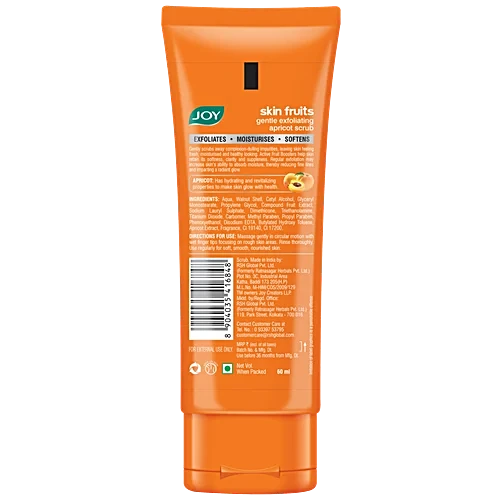 JOY SKIN FRUITS APRICOT SCRUB 60ML