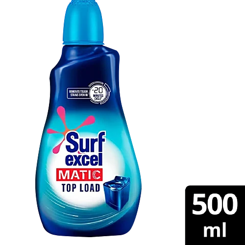 Surf Excel Matic Top Load Liquid Detergent, 500 ml