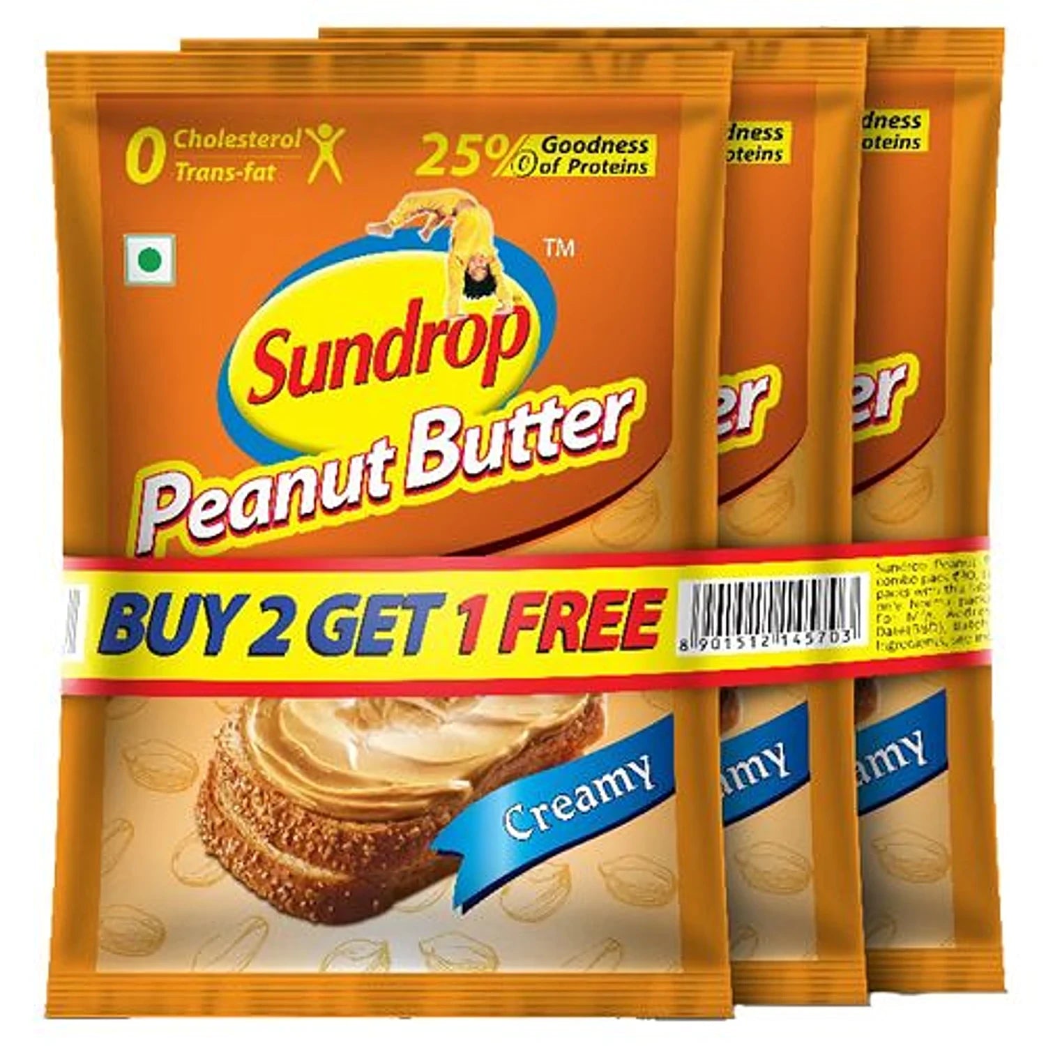 Sundrep Ruty Sundrop Peanut Butter Creamy Sachet 30G – SAMYAK MART
