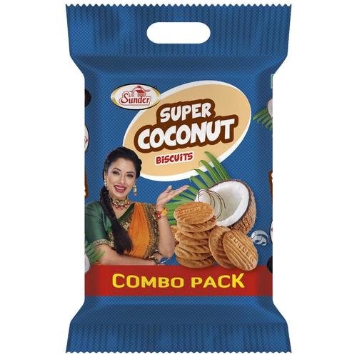 Sunder Super Coconut Biscuits, 600 g