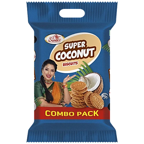 Sunder Super Coconut Biscuits, 600 g