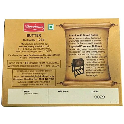 Dinshaw's BUTTER 100G