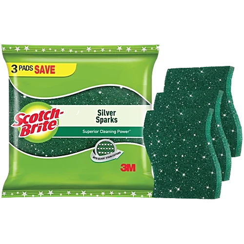 Scotch Brite Silver Sparks Scrub Pad