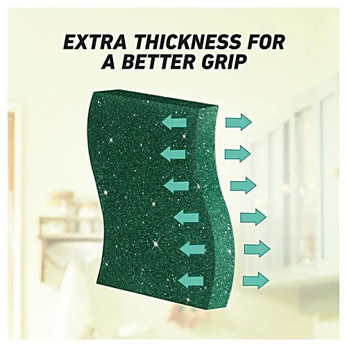 Scotch Brite Silver Sparks Scrub Pad, Scrubber for Utensil cleaning,  MRP 15