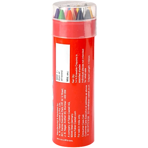 FC 14 ERASABLE PLASTIC CRAYONS