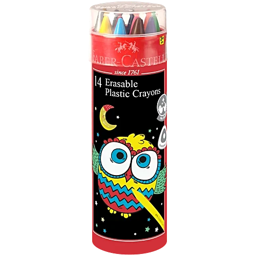 FC 14 ERASABLE PLASTIC CRAYONS