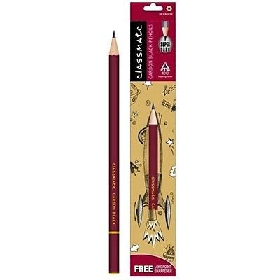 Classmate Pencil Regular 2B Carbon Black