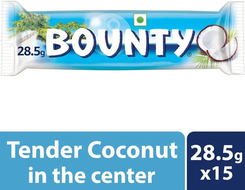 BOUNTY Coconut Chocolate Bar | Coconut Filled Chocolate 28.5 Gram