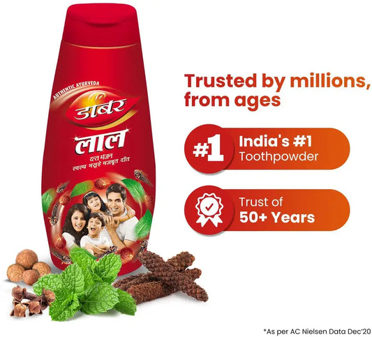 Dabur Lal Dant Manjan 50gm  (50 g)