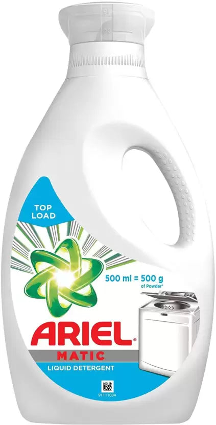 ARIEL MATIC LIQUID TOP LOAD 500ML