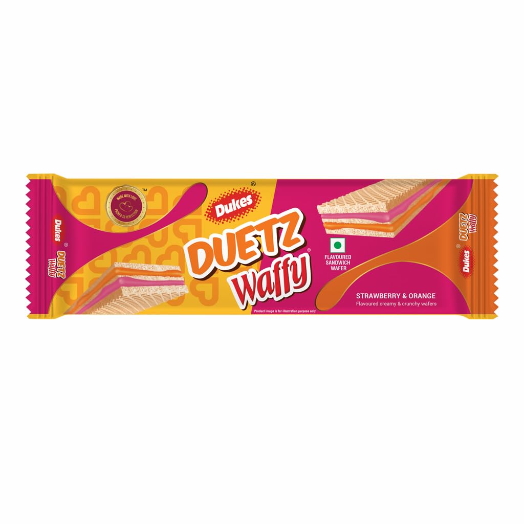 DUKES  WAFFY STRAWBERRY & ORANGE