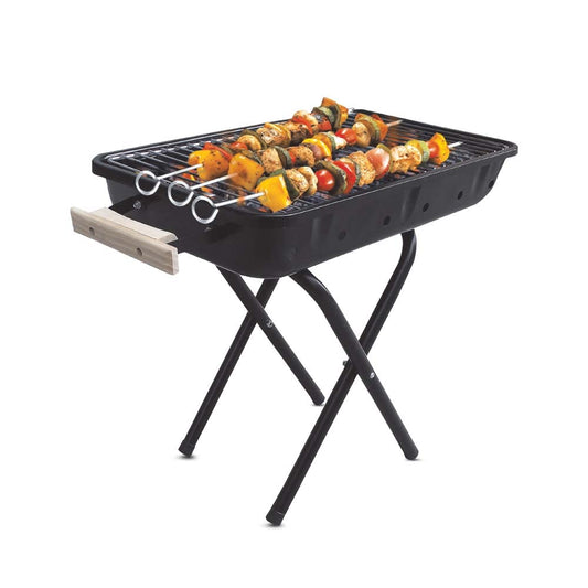 Prestige PPBW 04 Portable Barbeque with Detachable Legs, Black