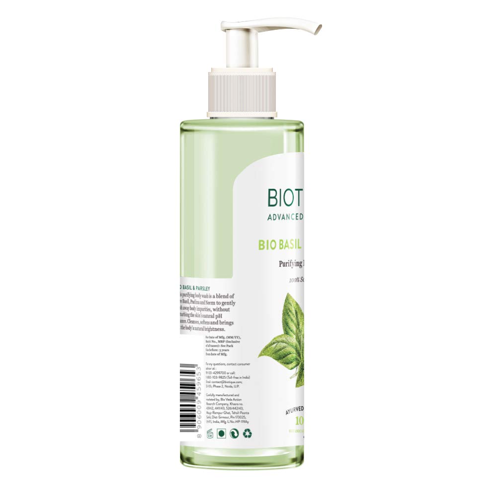 BIO BASIL &PARSLEY BODY WASH 200ML
