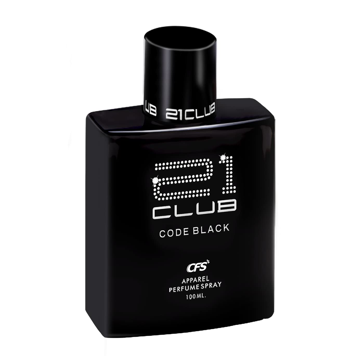 CFS 21 Club Code Black Eau De Parfum Long Lasting EDP For Men and Women 100ml