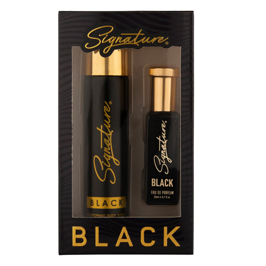 Signature Black Perfume & Deodorant Gift Set
