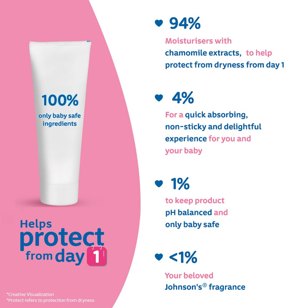 Johnson's Baby Cream, 50g