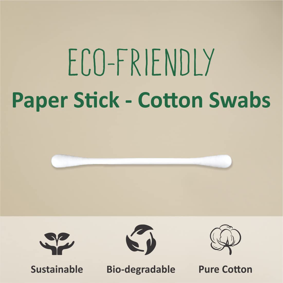 TU paper stick cotton swabs