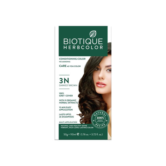 BIO. HERBCOLOR 3N DARKEST BROWN